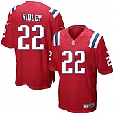 Nike Men & Women & Youth Patriots #22 Ridley Red Team Color Game Jersey,baseball caps,new era cap wholesale,wholesale hats